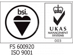 ISO 9001 accreditation logo