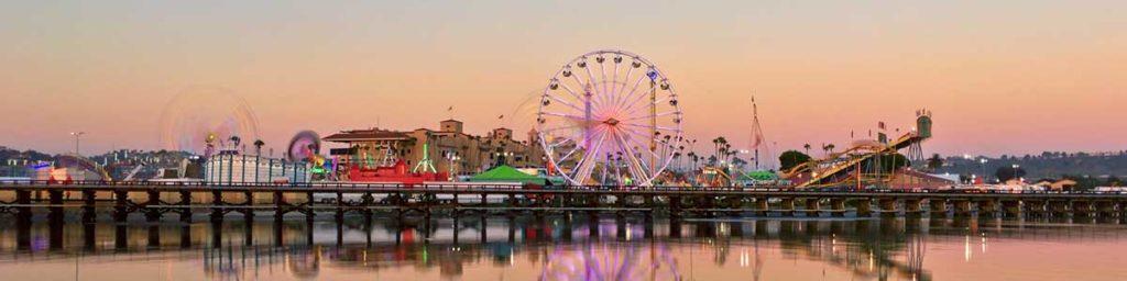 amusement park by the water